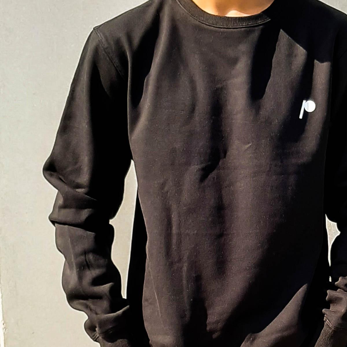 crew logo black front