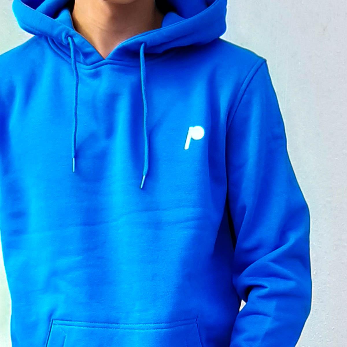 Hoody Logo Cobalt blue front