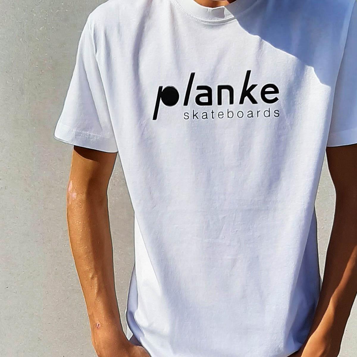 Planke Team T-shirt white front
