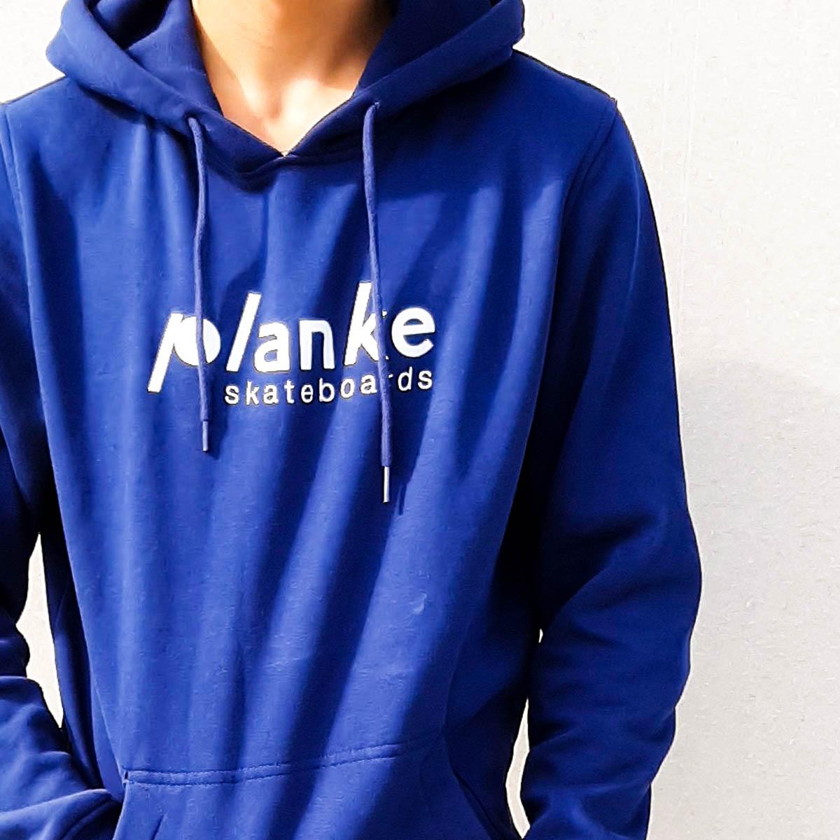 Planke hoody navy front
