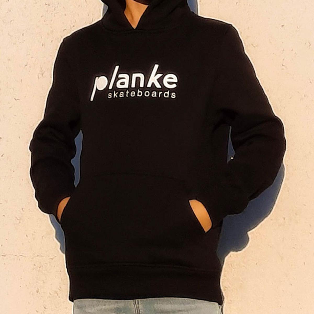 Kids hoody black front