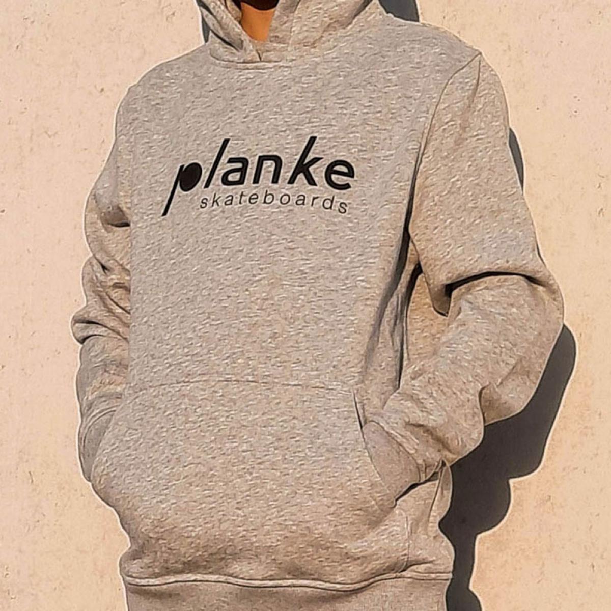 Kids hoody grey front