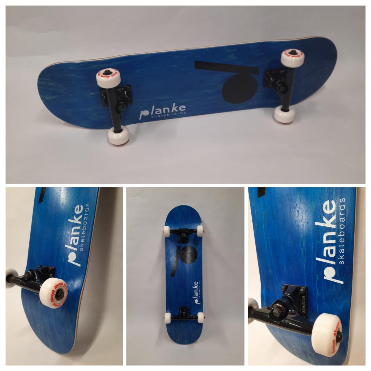 complete blue collage