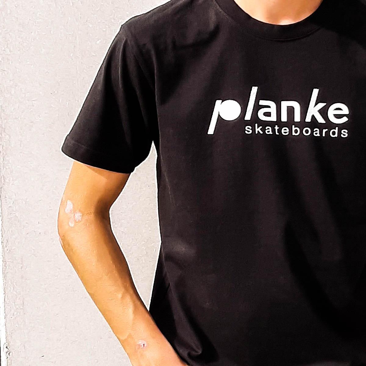 Planke Team T-shirt black front